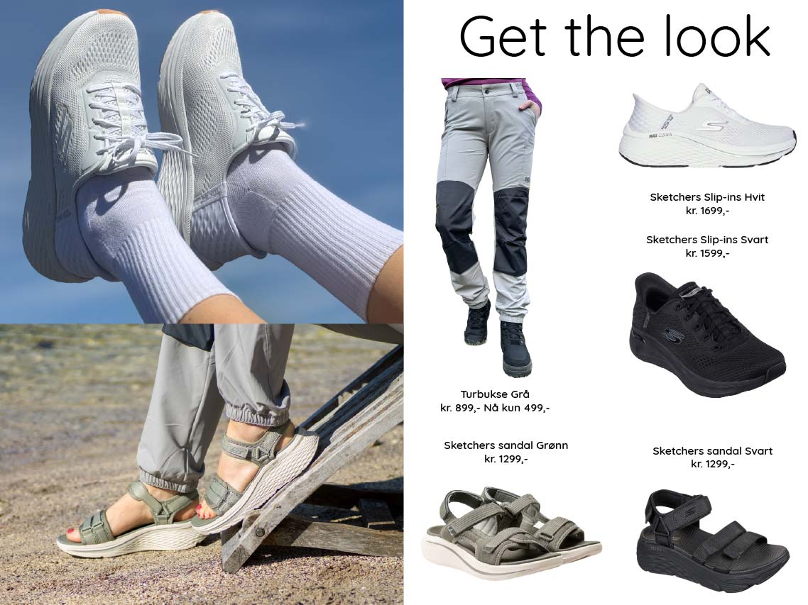 gode og praktiske sko fra sketchers til både innendørs og utendørs bruk