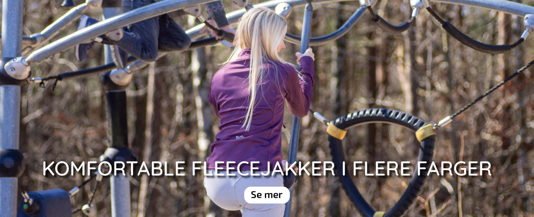 fleecejakker i flere farger til dame og herre